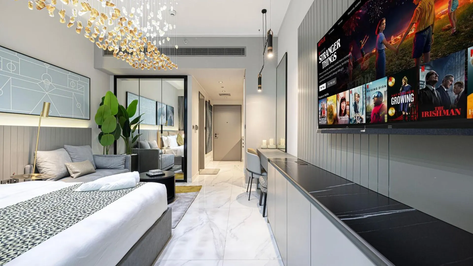 Apartment Cozy Studio Steps From Dubai Mall & Burj Khalifa